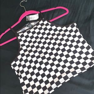 CHECKERED TANK TOP (WITH TAG!)